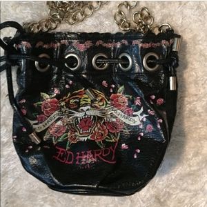 Ed Harley Crossbody Bag with Gold Hardware